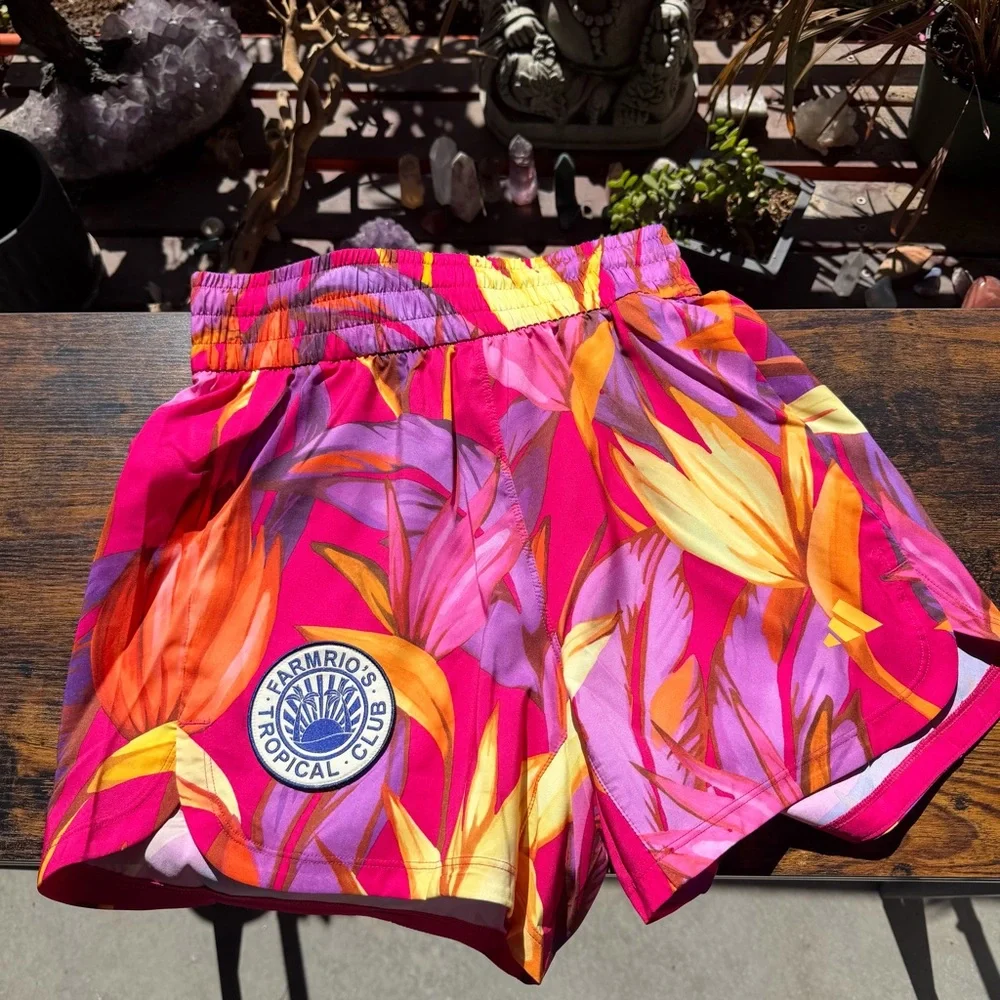 Farm Rio X Adidas Athletic Shorts - Picture 2 of 6